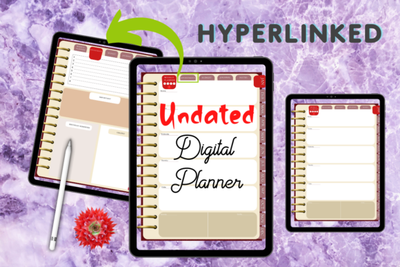 Download Digital Undated Planner for Goodnotes - Premium Resources