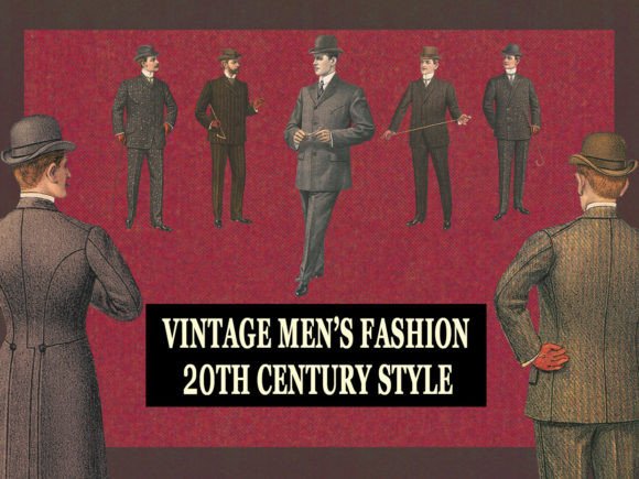 Download Vintage Mens Fashion Illustrations - Vintage Collection