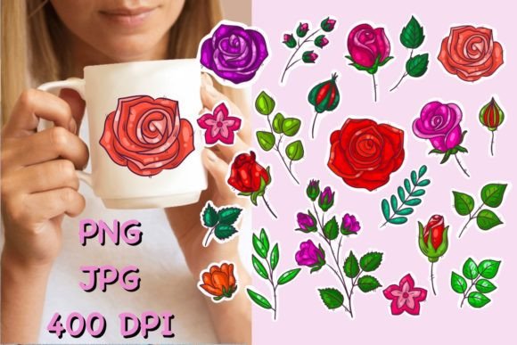 Download Pink Roses Clipart,Vintage Flower Bouque - Vintage Collection